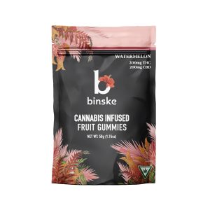 Watermelon Fruit Gummy 100mg THC:100mg CBD 10-pack