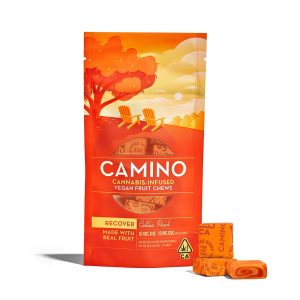 10mg : 10mg CBG Camino 'Recover' Golden Peach Fruit Chews 100mg : 100mg CBG Total