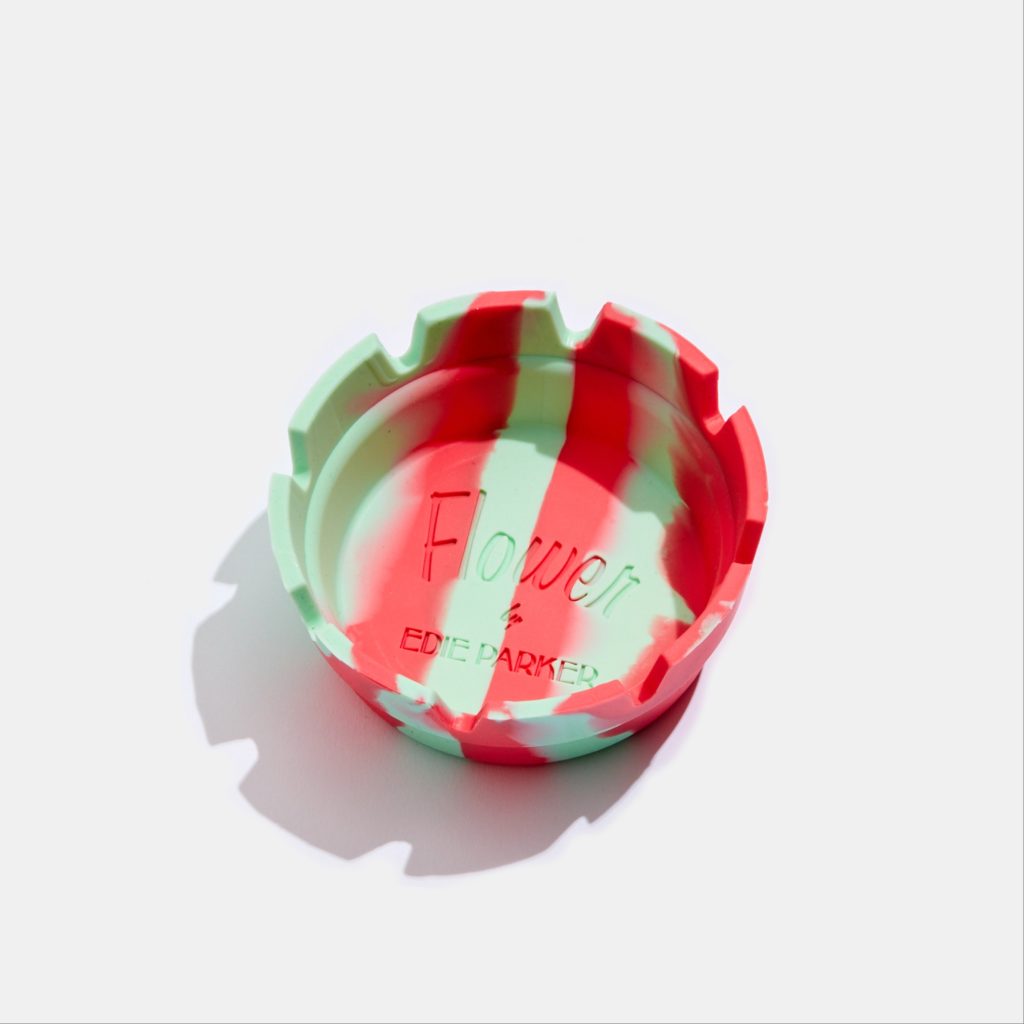 Diner Ashtray Happiest Hour Red