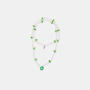 Flower Lanyard Vape Holder Pearl