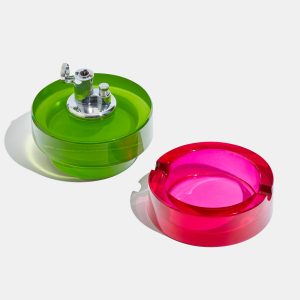 Glass Tabletop Lighter in Watermelon