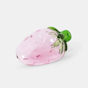 Jumbo Strawberry Glass Fruit Pipe