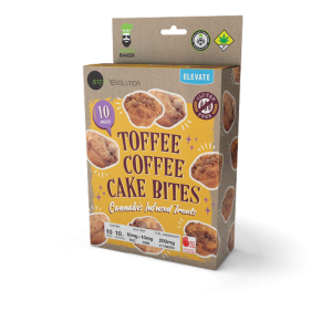 1:1 Toffee Coffee Cake Bites 200mg 10-Pack