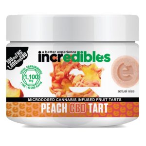 10:1 Peach CBD Tarts 1100mg 100-pack