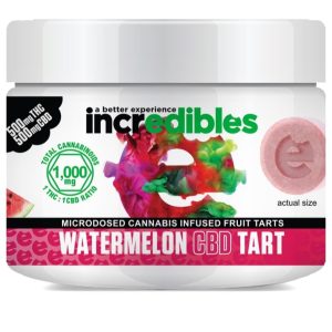 1:1 Watermelon CBD Tart 200mg 50-pack