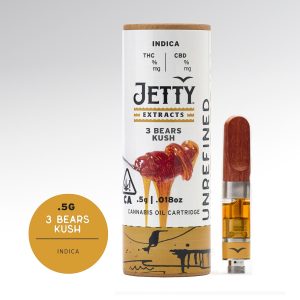 3 Bears Kush UNREFINED Live Resin Cartridge .5g