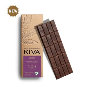 10mg Kiva High Dose Blackberry Dark Chocolate Bar 200mg total