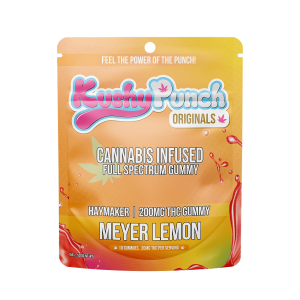 KUSHY PUNCH - HAYMAKER MEYER LEMON GUMMY 200MG