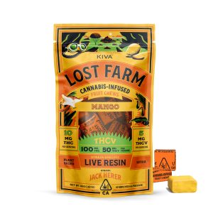 10mg : 5mg THCV 'Mango x Jack Herer Live Resin Chews' 100mg : 50mg THCV Total