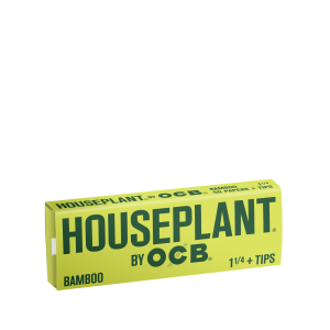 Houseplant® by OCB® Bamboo Rolling Papers - 1 1/4 + Tips [50 leaves + 50 tips]