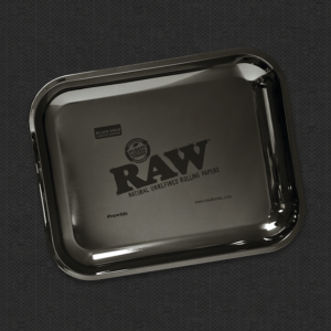Black Gold Rolling Tray Large