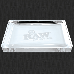 Crystal Glass Rolling Tray