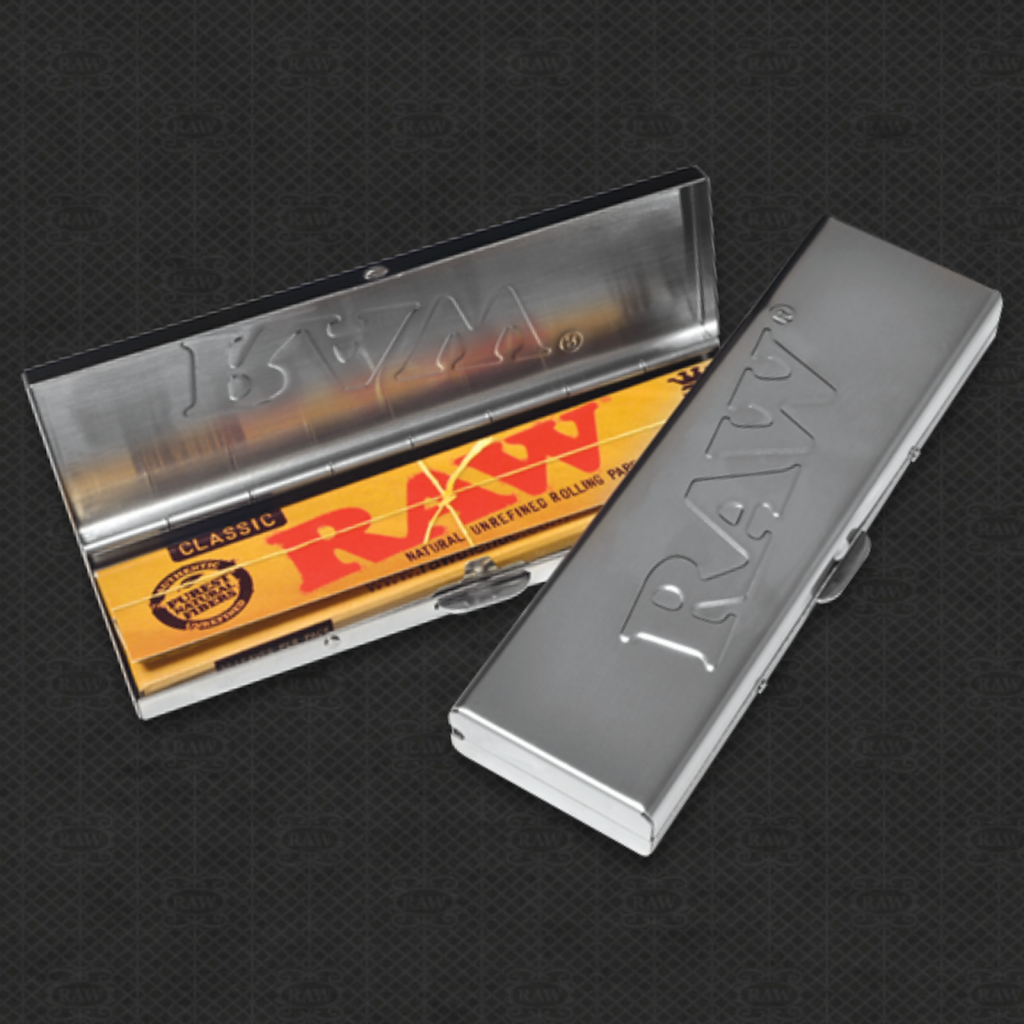 Stainless Steel Kingsize Slim Paper Case