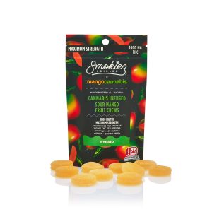1000mg THC Sour Mango Fruit Chews A Mango Cannabis Exclusive - Oklahoma