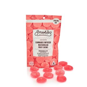 Watermelon 250mg Delta-8 THC Fruit Chews - Maine