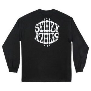 Stiiizy Stacks Long Sleeve T-Shirt Black