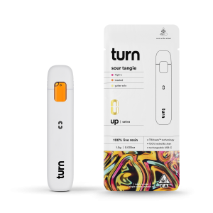 1.0g AIO | sour tangie | 100% live resin | up |