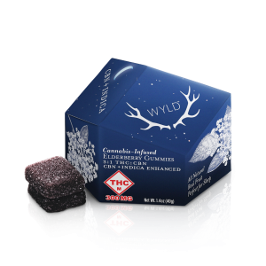 *HIGH DOSE* Elderberry 3:1 CBN + Indica Enhanced Gummies | 300mg:100mg