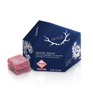 *HIGH DOSE* Huckleberry Hybrid Enhanced Gummies | 300mg