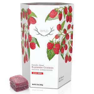 *HIGH DOSE* Raspberry Sativa Enhanced Gummies | 1000mg