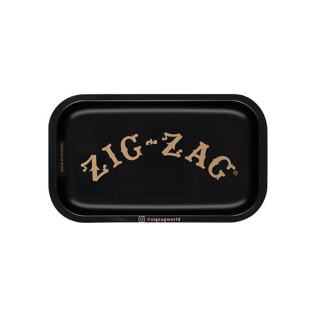 6" Metal Rolling Tray - Black