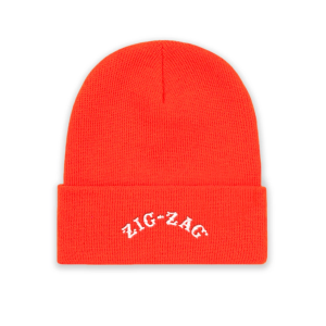 Zig-Zag Logo Beanie - Neon Orange