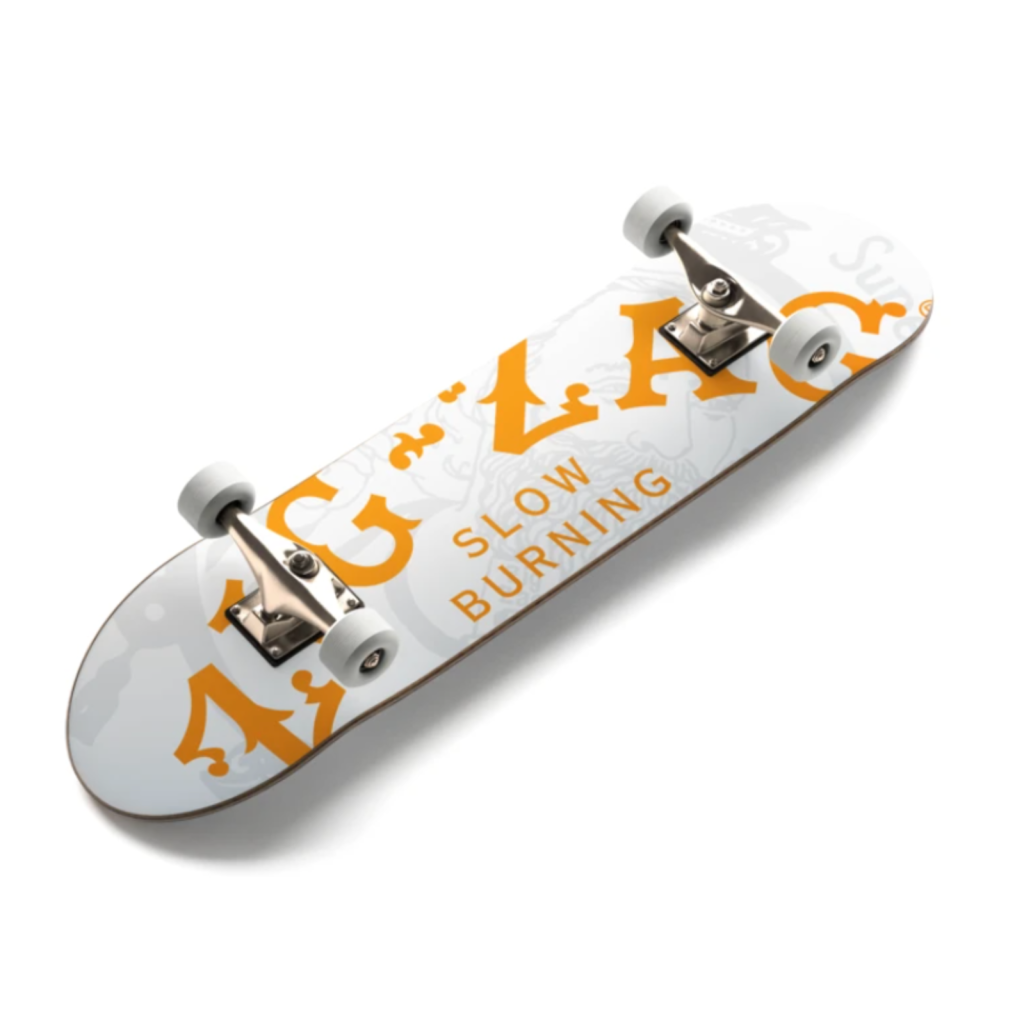 Zig-Zag Zig-Zag White Skateboard